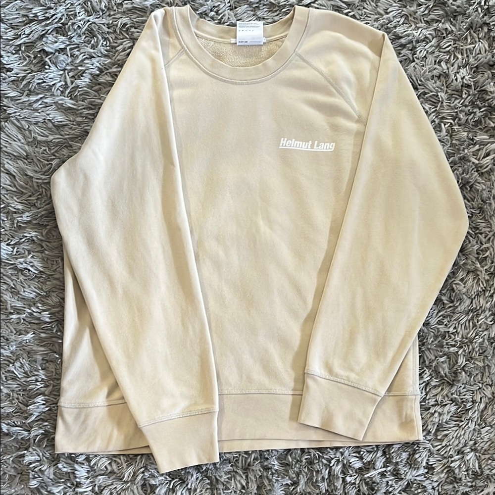 Helmut Lang Cream Sweatshirt